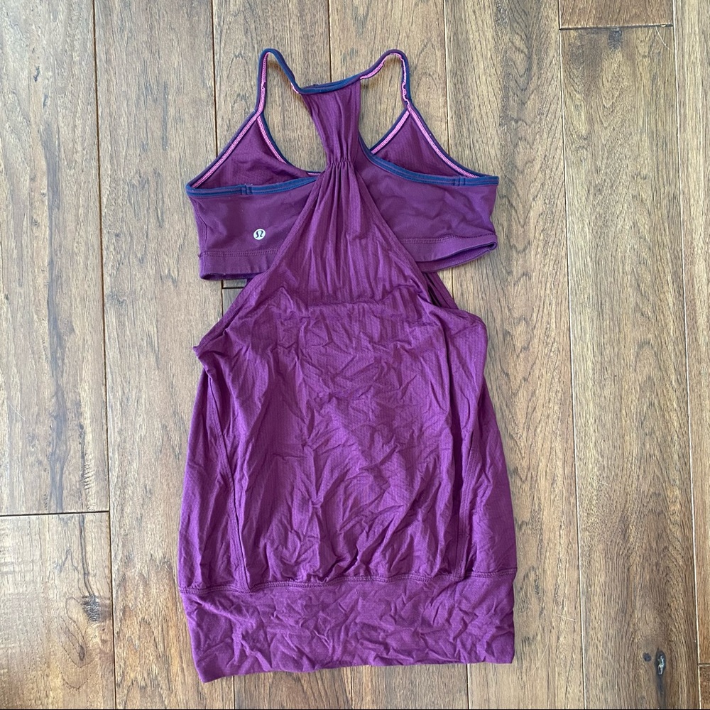 Lululemon purple workout top